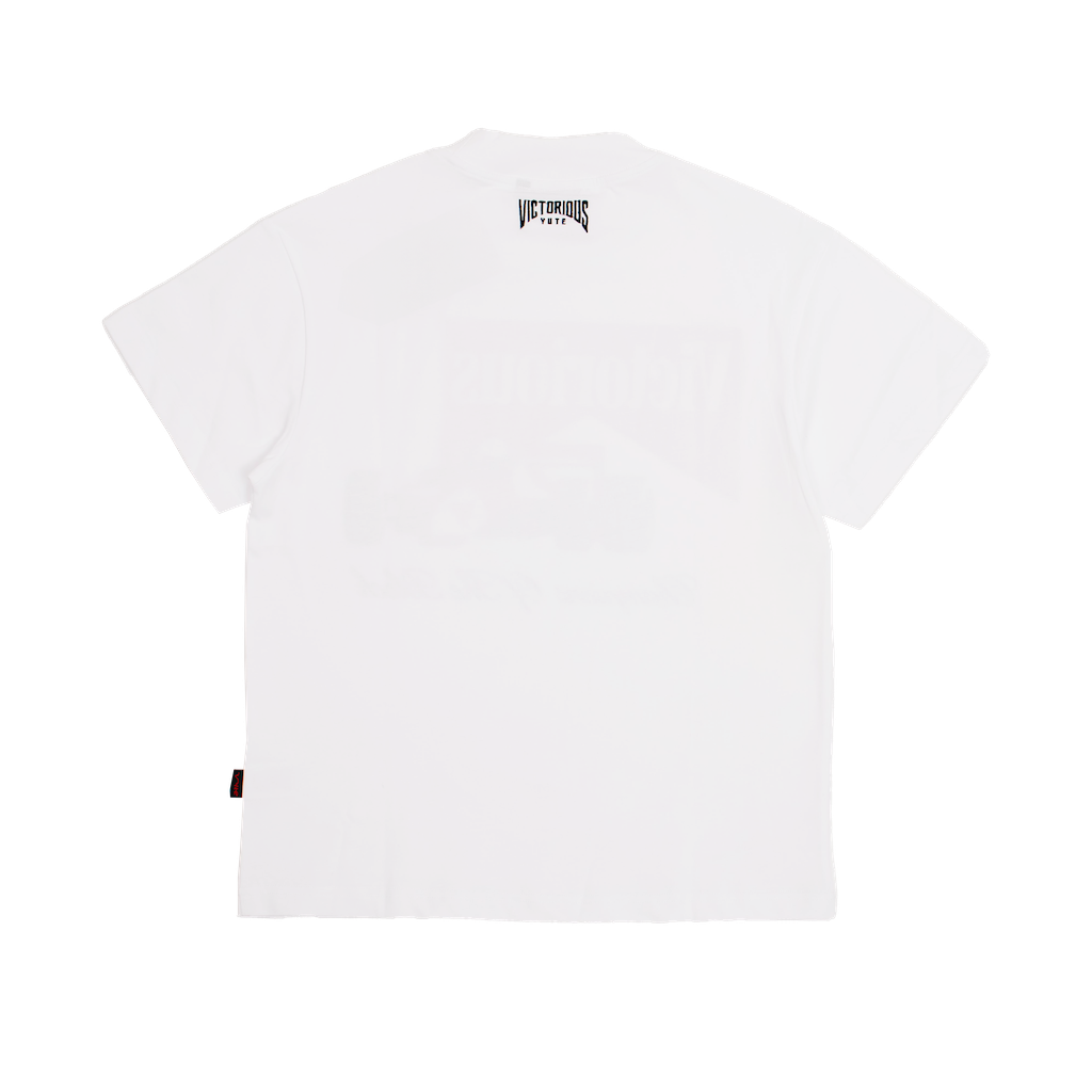 MILITARY MASK TEE - WHITE