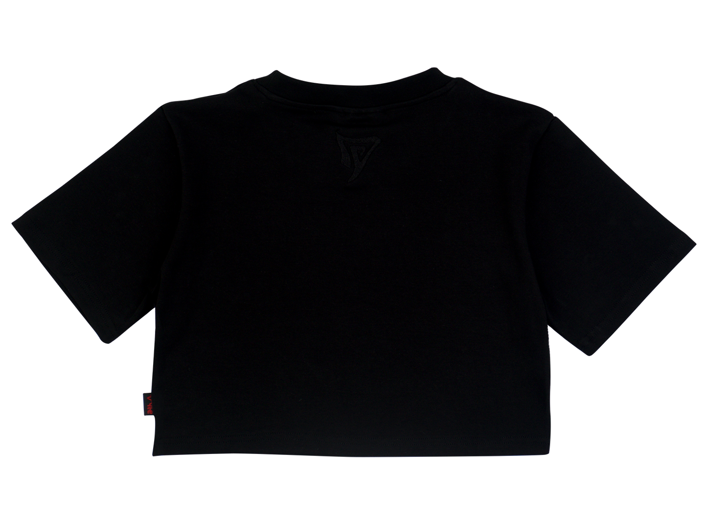 TEXT LOGO BABY TEE -BLACK-