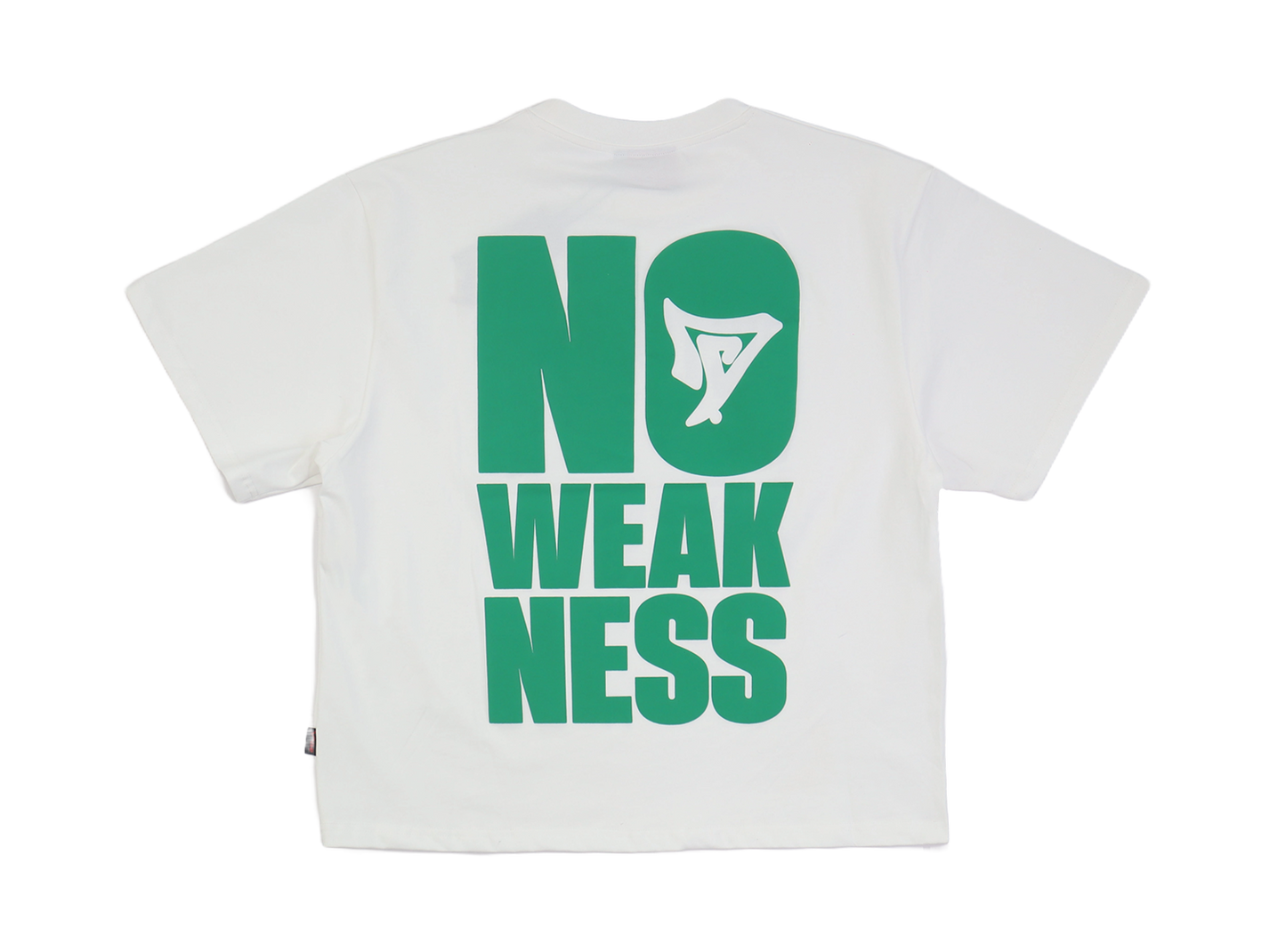 TEXT LOGO TEE - WHITE-