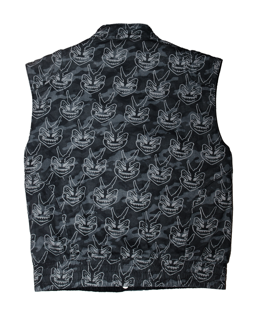 REVERSIBLE MILITARY VEST