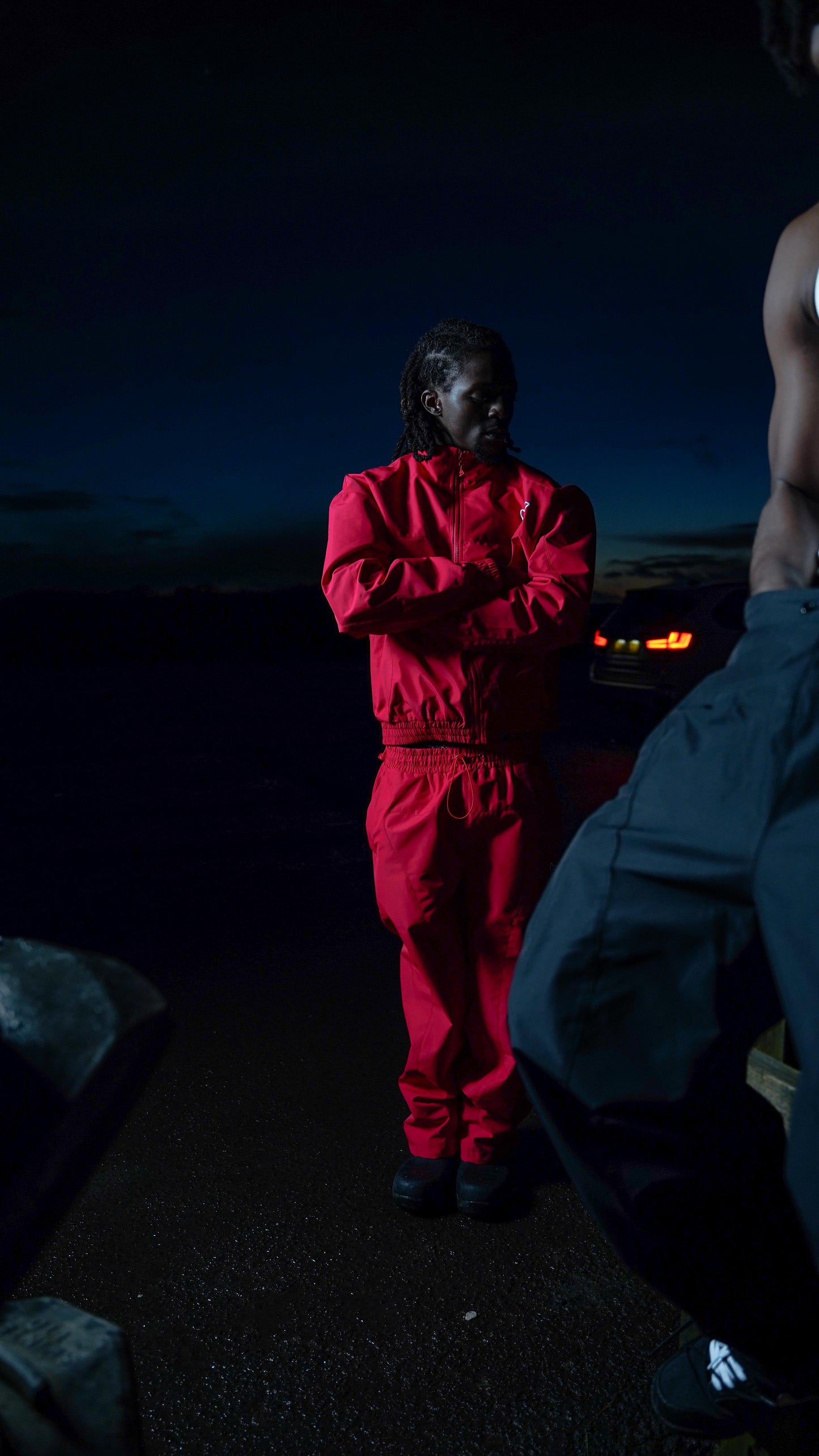 VY BLOODY TRACKSUIT JACKET - RED-