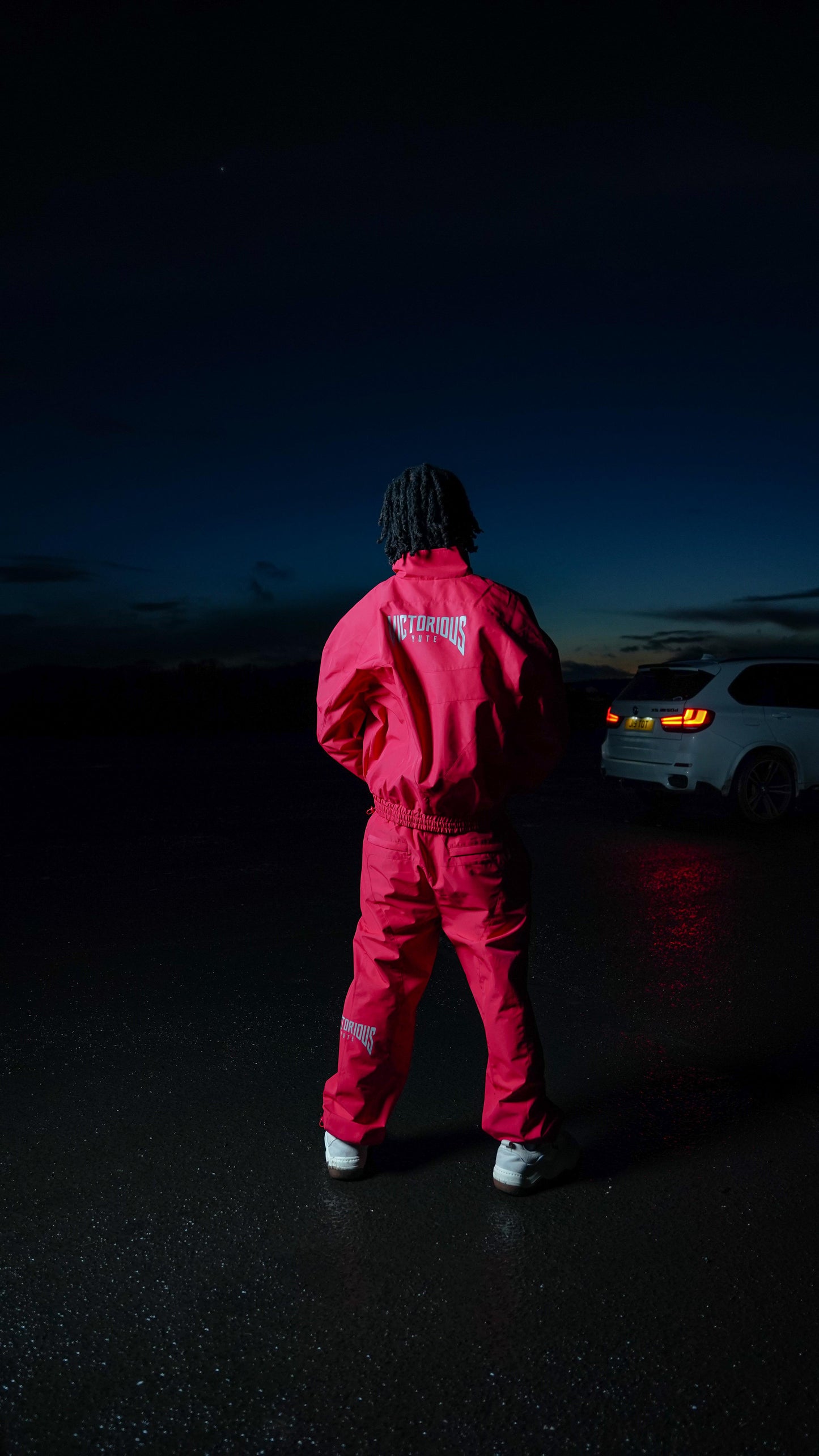 VY BLOODY TRACKSUIT JACKET - RED-