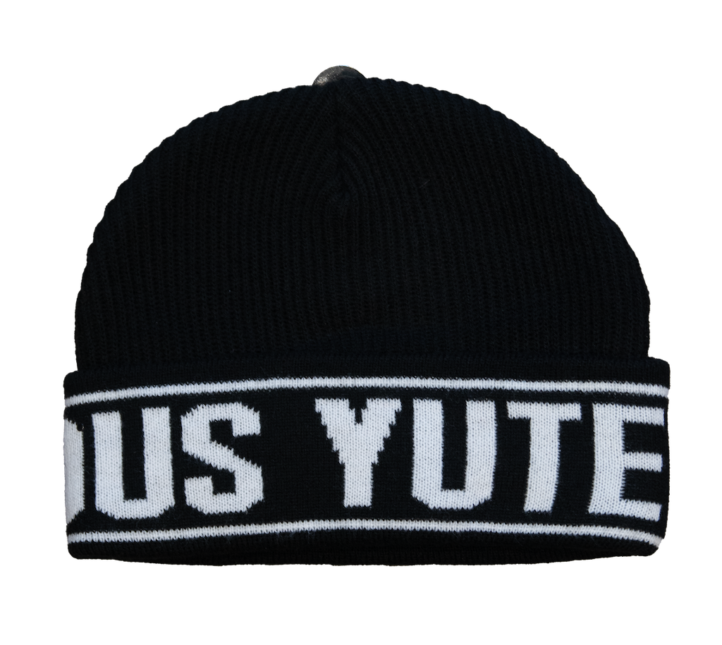 STRIPE BEANIE - BLACK