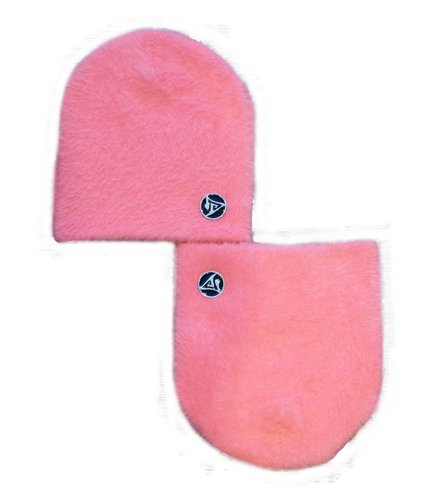MOHAIR BEANIE - PINK