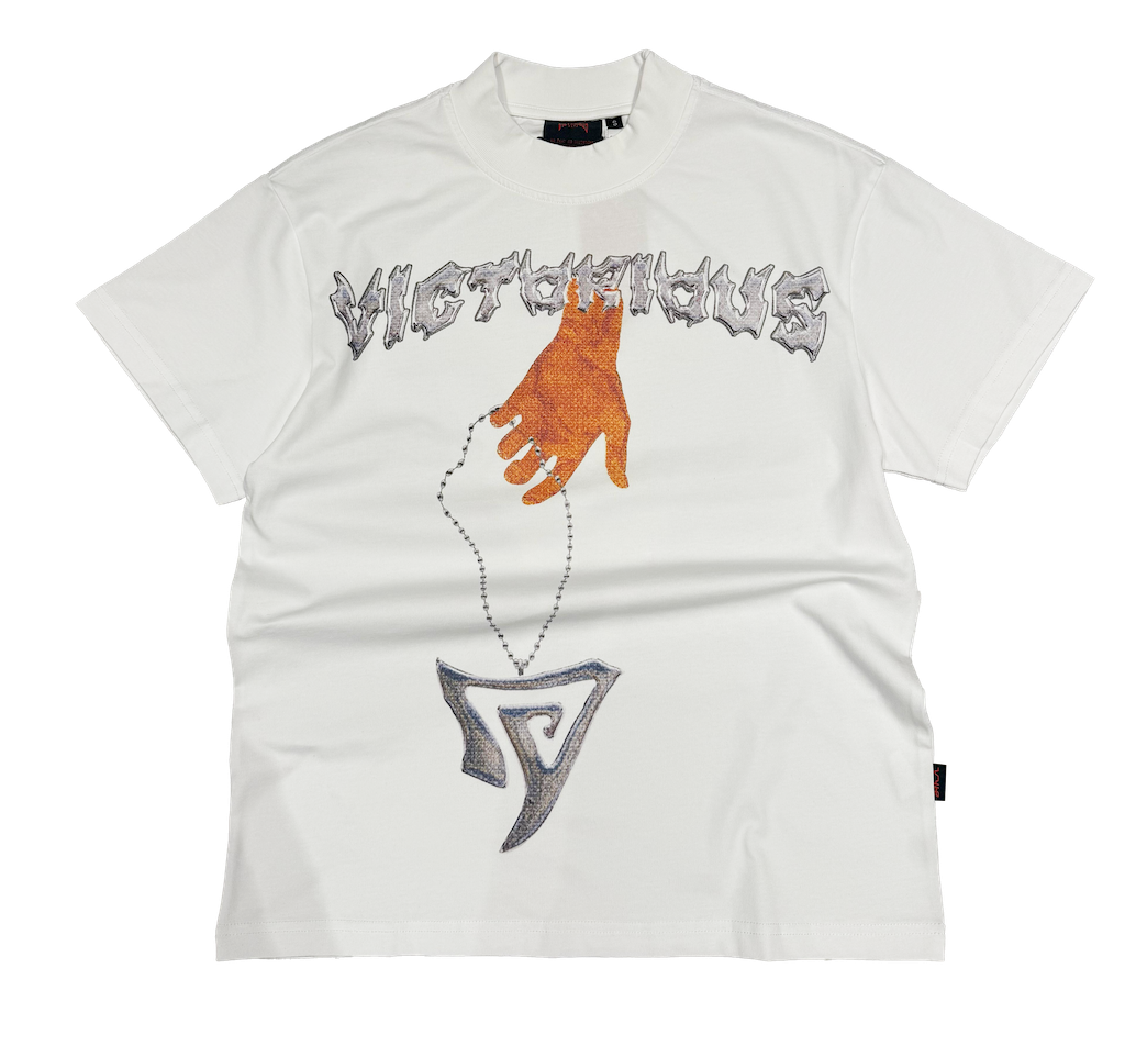 PALM TEE- WHITE