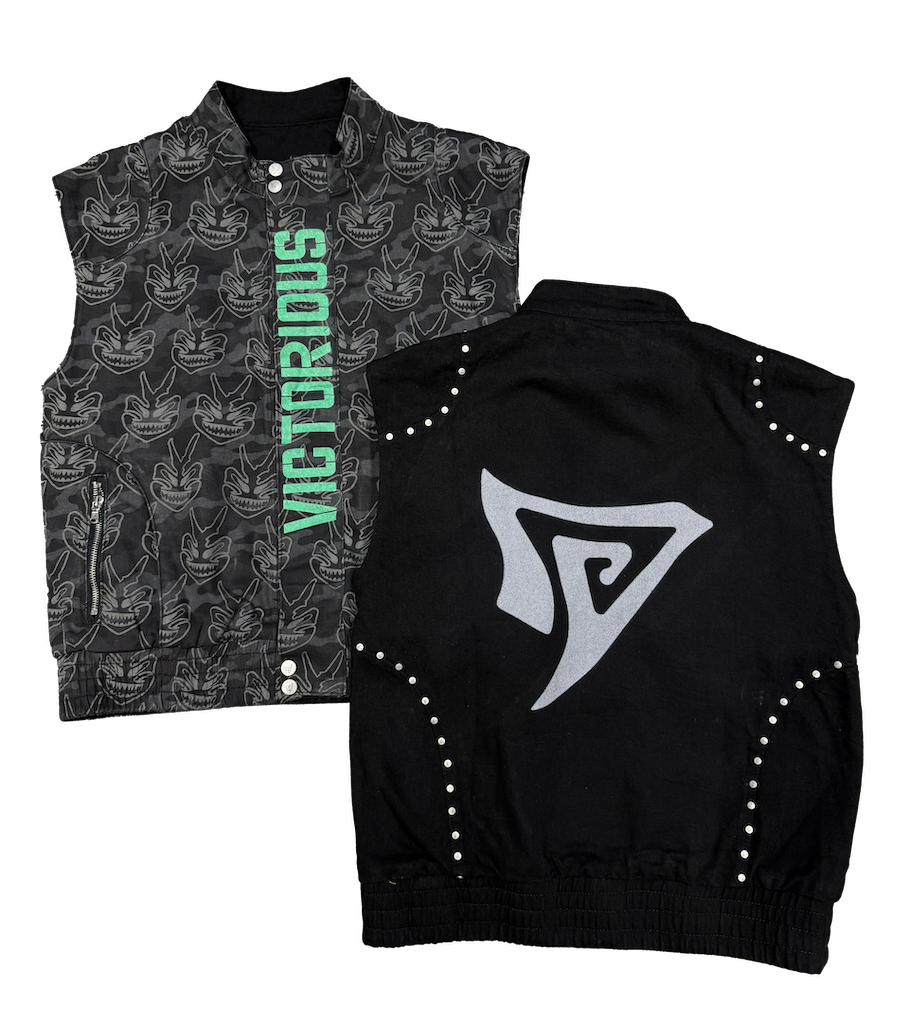 REVERSIBLE MILITARY VEST