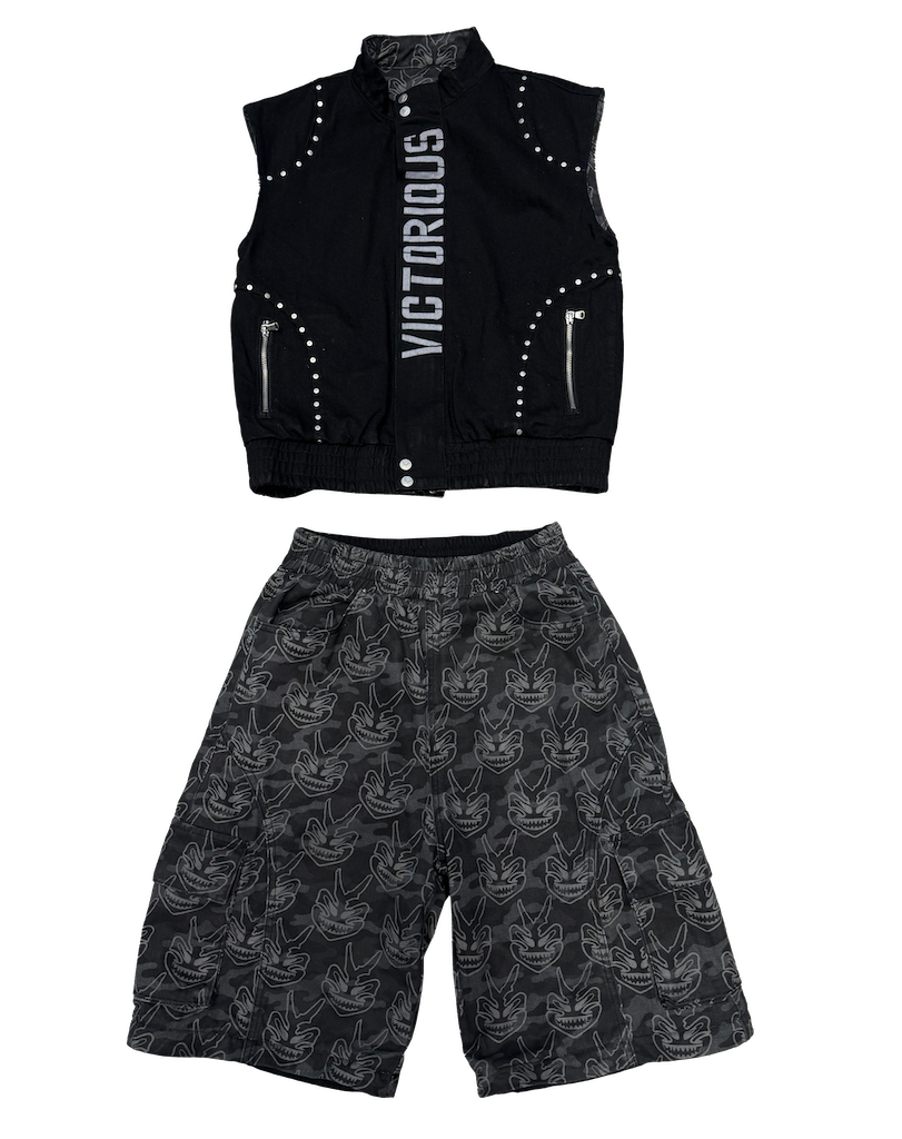 REVERSIBLE MILITARY VEST