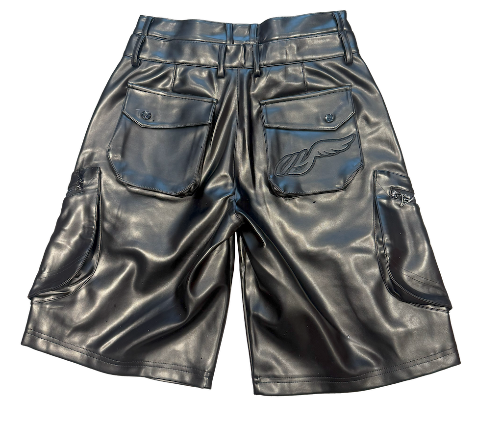 WINGS LEATHER SHORTS