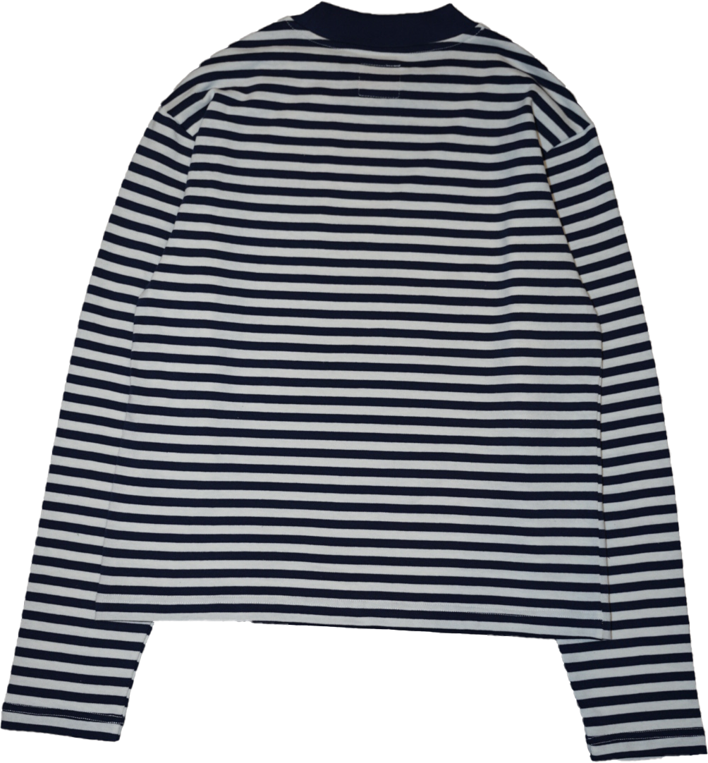 LONG STRIPE TEE - BLUE
