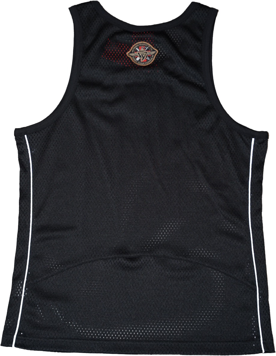MESH TANK TOP - BLACK