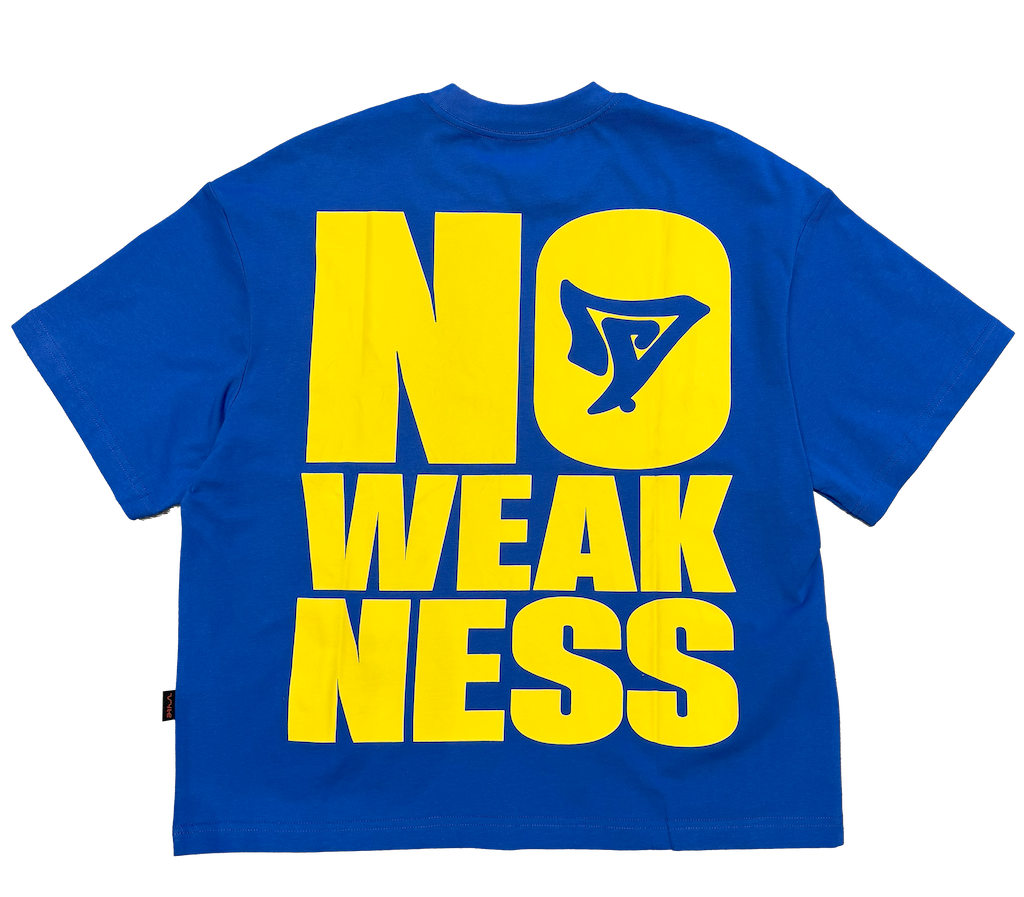 MINI TEXT LOGO TEE- BLUE