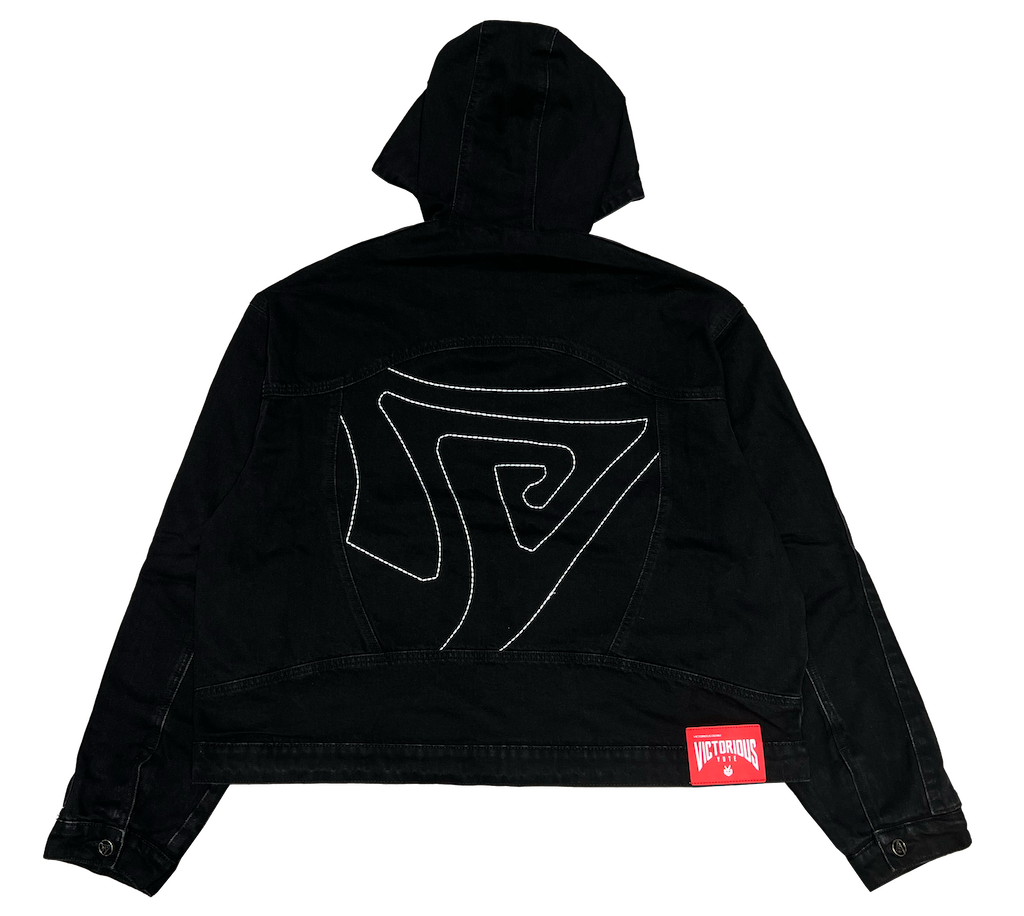 DENIM ARMOR JACKET - BLACK