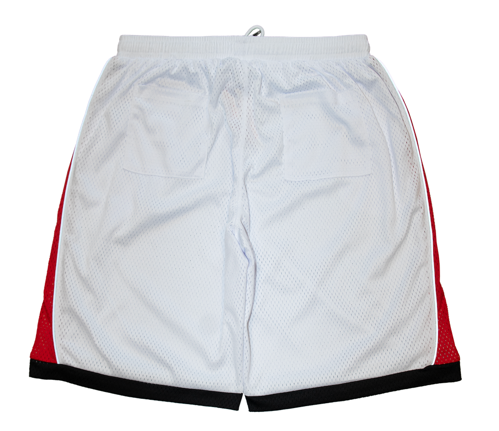 REFLECTIVE MESH SHORT - WHITE