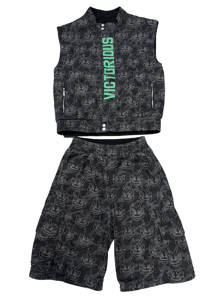 REVERSIBLE MILITARY VEST