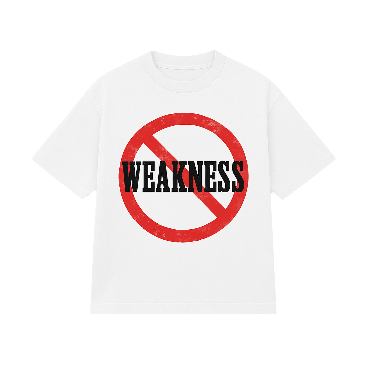 NO WEAKNESS TEE - WHITE-