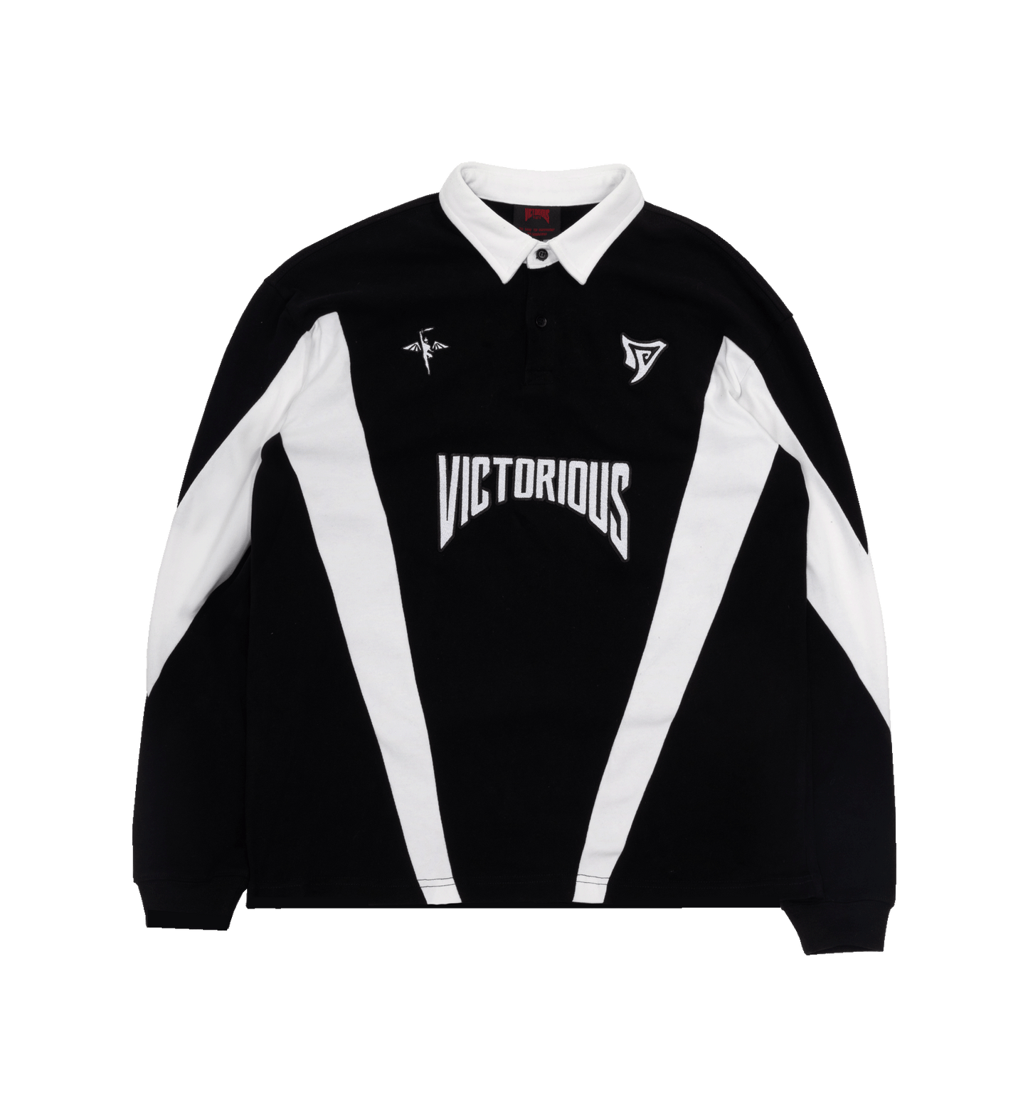 VY RUGBY SHIRT -BLACK-