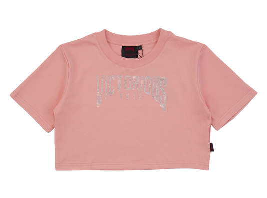 TEXT LOGO BABY TEE  -PINK-
