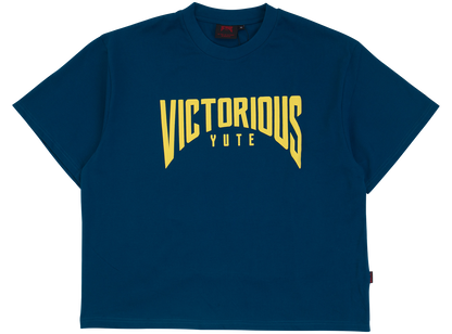 VY TEXT LOGO TEE  -BLUE-