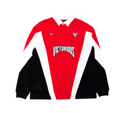 VY RUGBY SHIRT - RED-