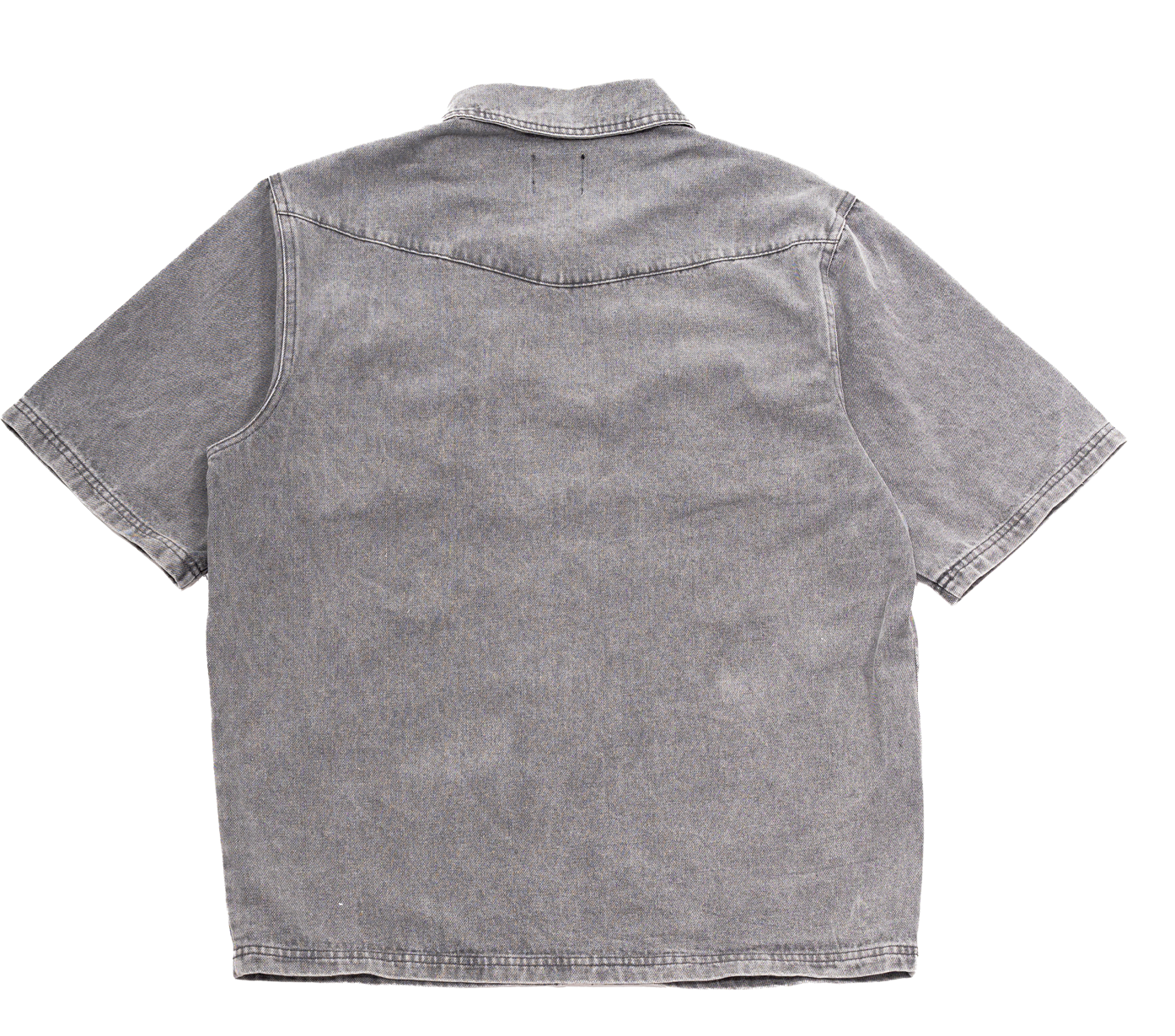 VY DENIM SHIRT -GREY-