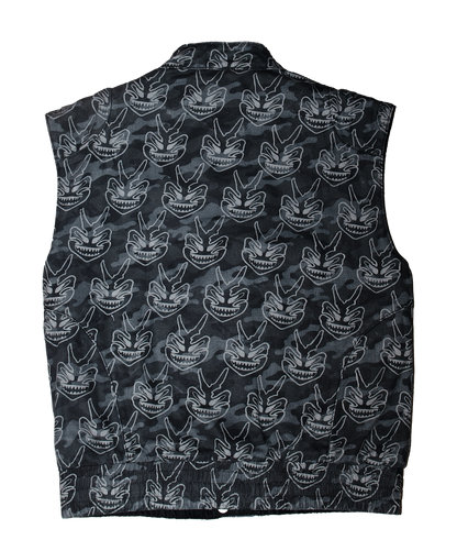REVERSIBLE MILITARY VEST
