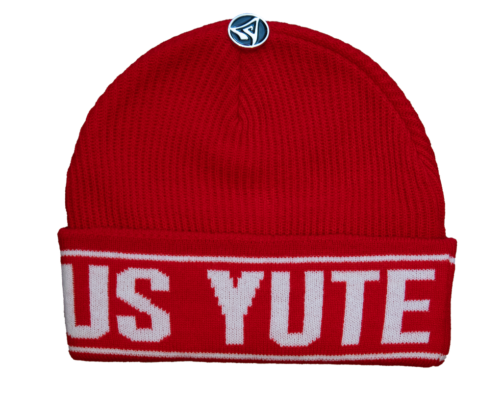 STRIPE BEANIE - RED
