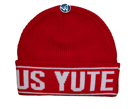 STRIPE BEANIE - RED