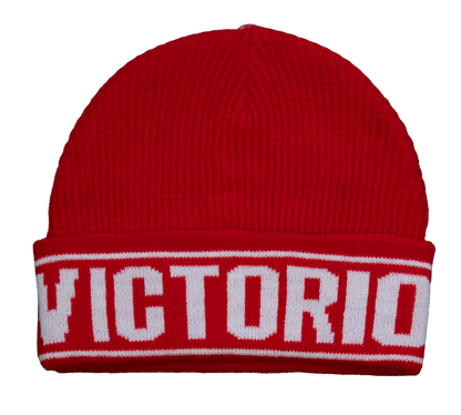 STRIPE BEANIE - RED