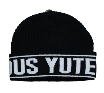 STRIPE BEANIE - BLACK