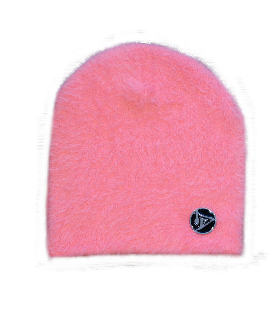 MOHAIR BEANIE - PINK