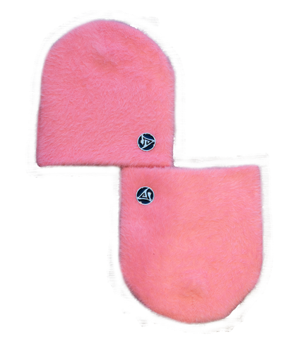 MOHAIR BEANIE - PINK