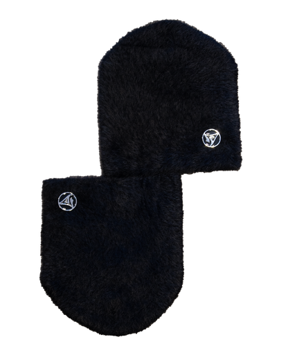 MOHAIR BEANIE - BLACK