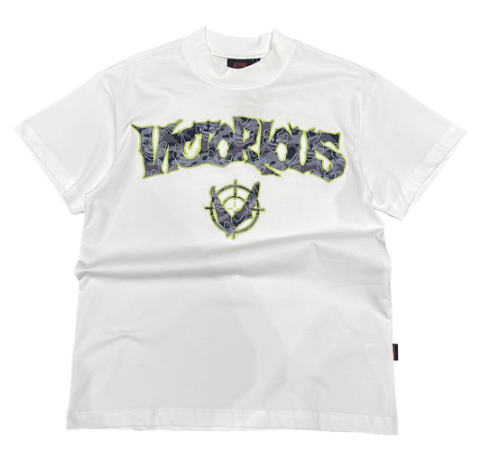 MILITARY MASK TEE - WHITE