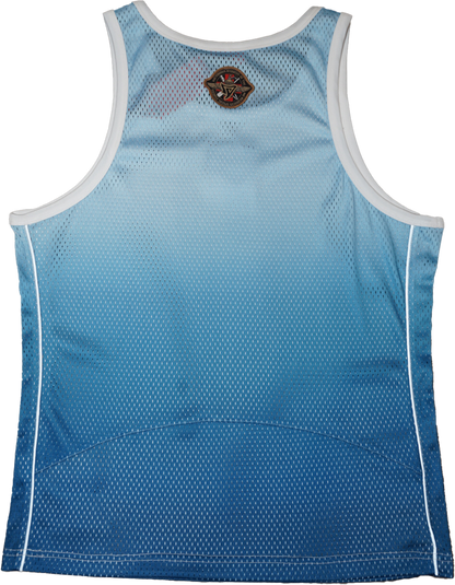 MESH TANK TOP - BLUE-