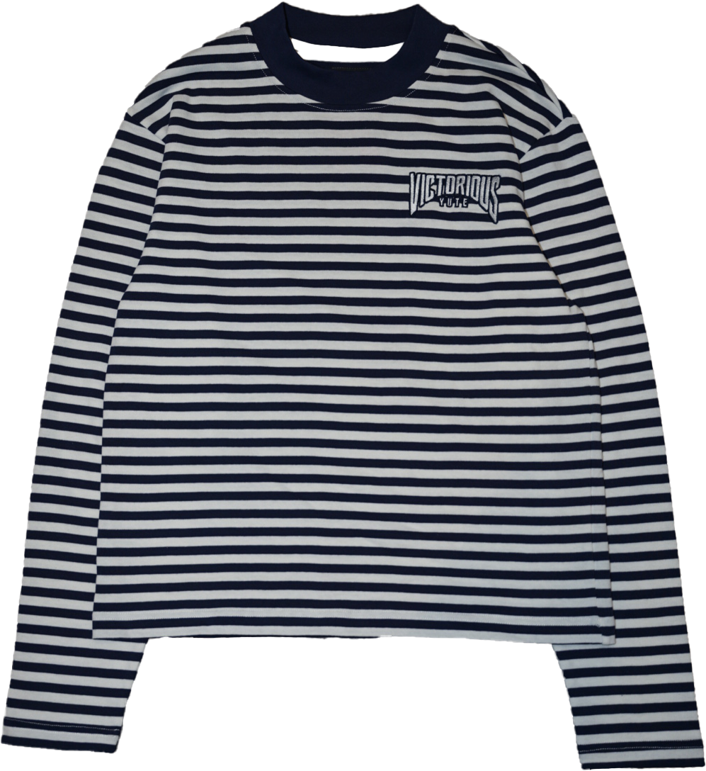 LONG STRIPE TEE - BLUE