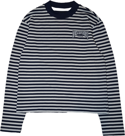 LONG STRIPE TEE - BLUE