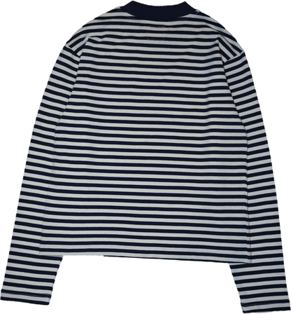 LONG STRIPE TEE - BLUE