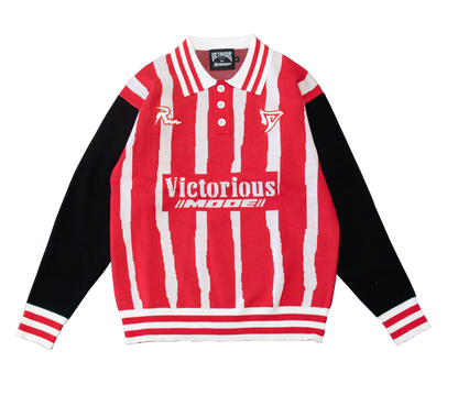 VY*RAREMODE KNITTED JERSEY - RED