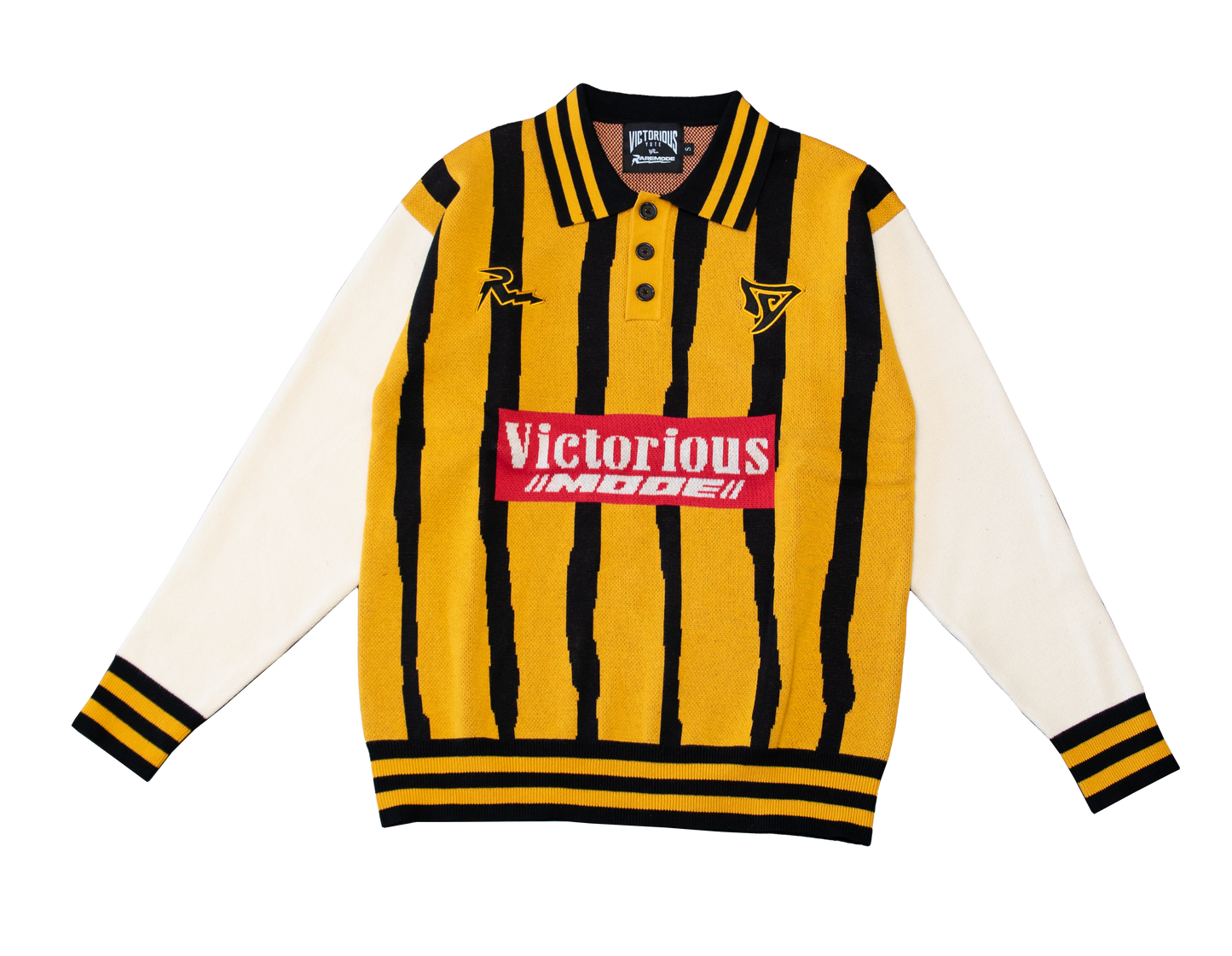 VY*RAREMODE KNITTED JERSEY - YELLOW