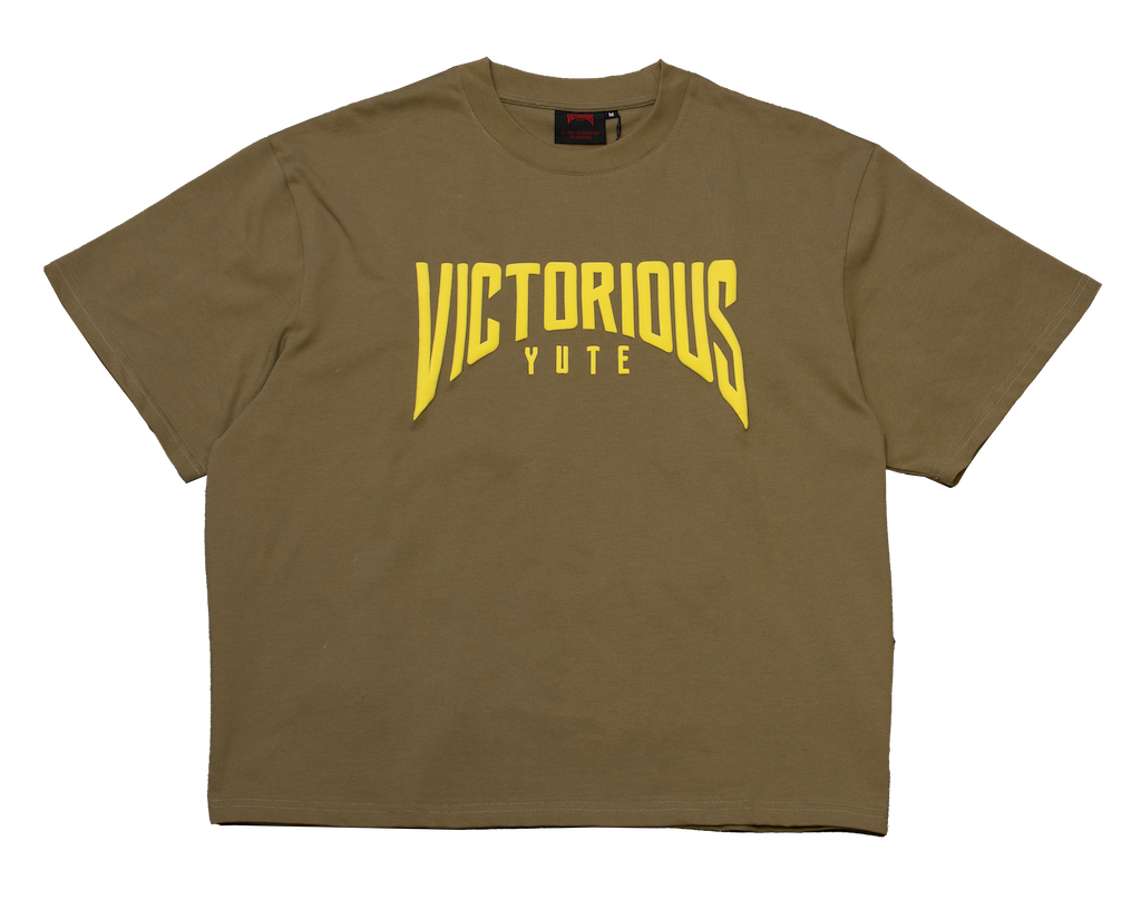 TEXT LOGO TEE  - OLIVIA