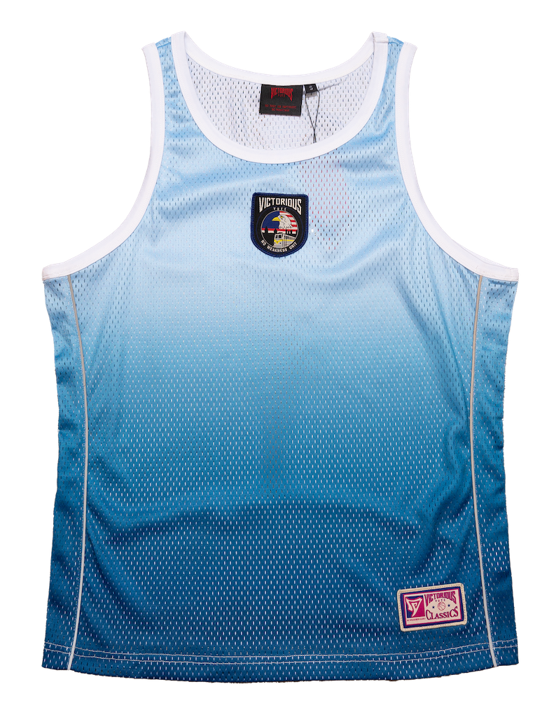 MESH TANK TOP - BLUE