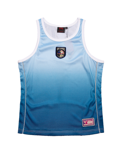 MESH TANK TOP - BLUE