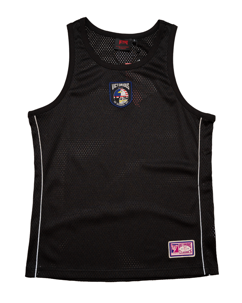 MESH TANK TOP - BLACK
