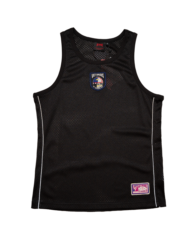 MESH TANK TOP - BLACK
