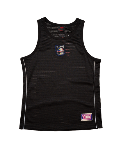 MESH TANK TOP - BLACK