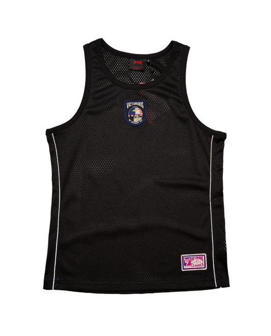 MESH TANK TOP - BLACK