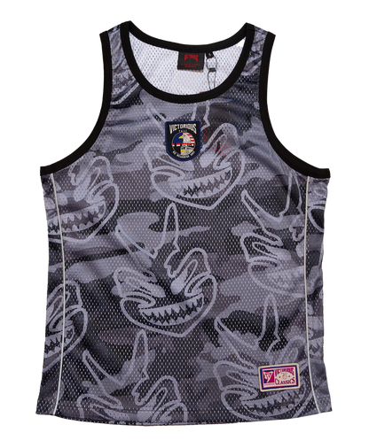 MESH TANK TOP - MASK CAMO