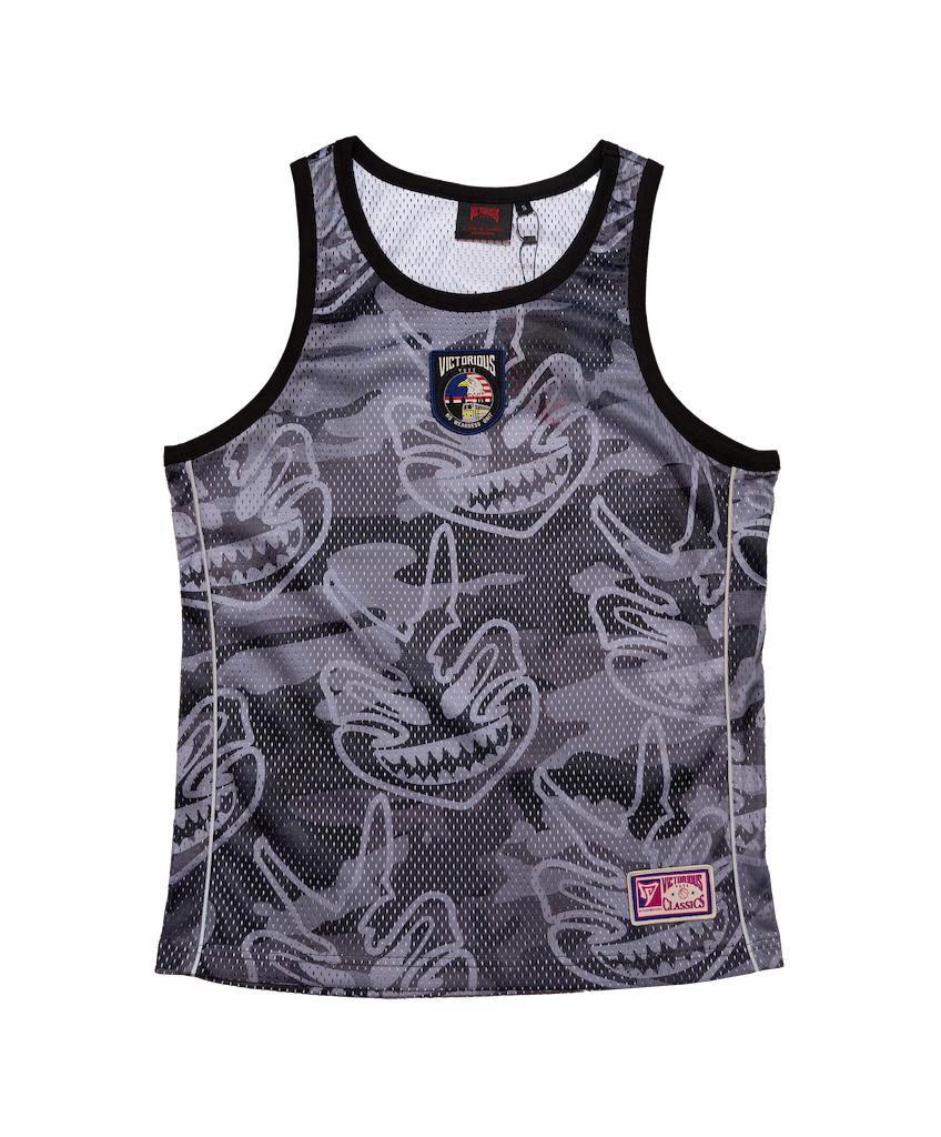 MESH TANK TOP - MASK CAMO