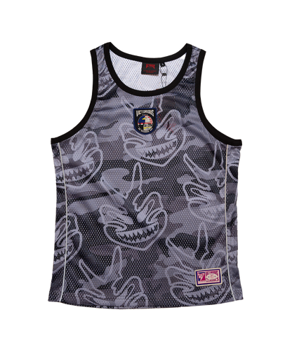 MESH TANK TOP - MASK CAMO