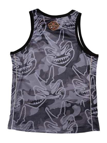 MESH TANK TOP - MASK CAMO